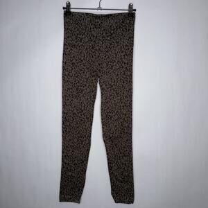 Spanx Women’s Look At Me Now Seamless Leggings Mini Leopard Print Size Small